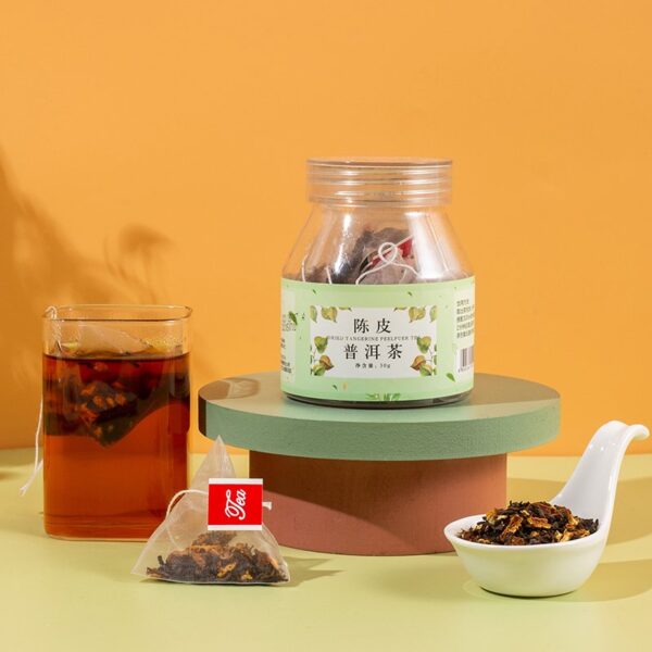 Dried Tangerine Peel and Pu'er Tea