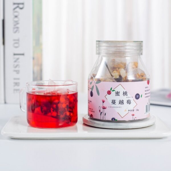 Peach and Cranberry Tea