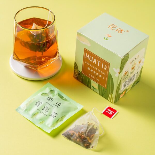Dried Tangerine Peel and Pu'er Tea